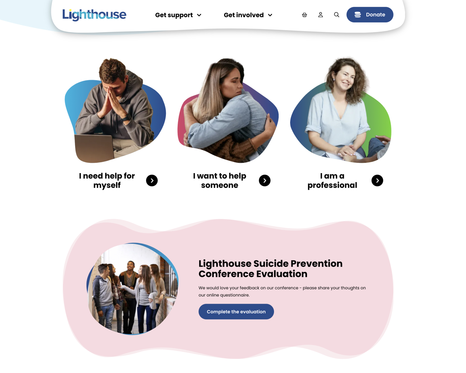 Lighthouse website design 01