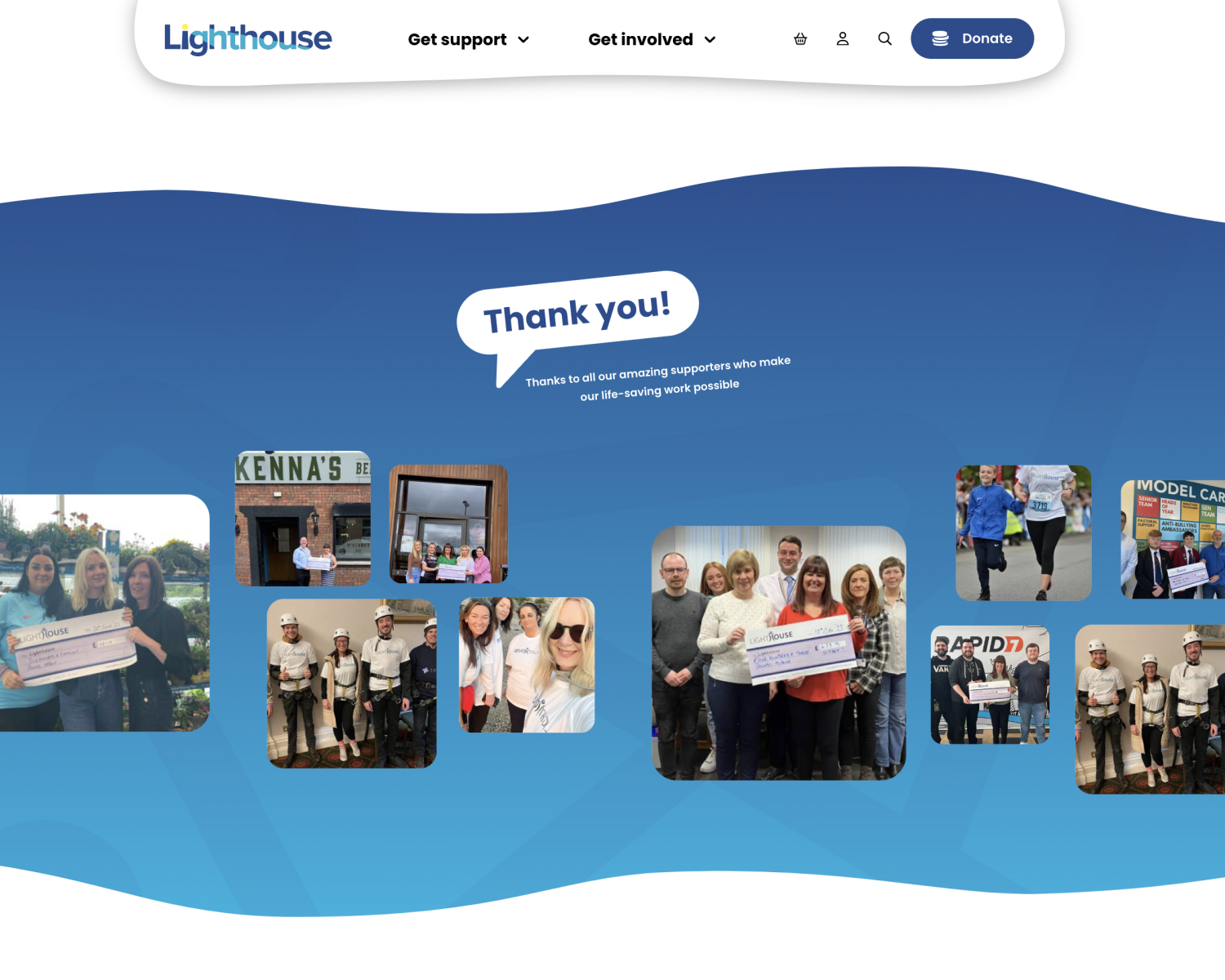 Lighthouse website design 02