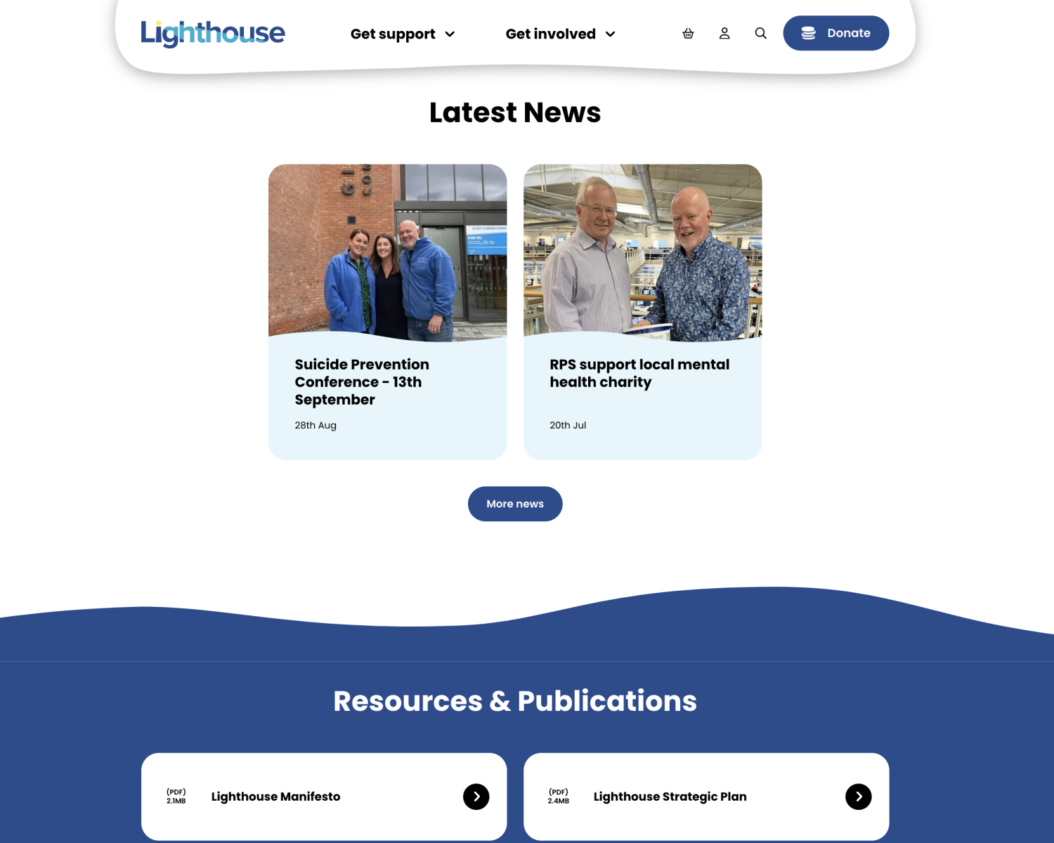 Lighthouse website design 04