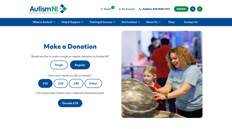 Autism ni donation